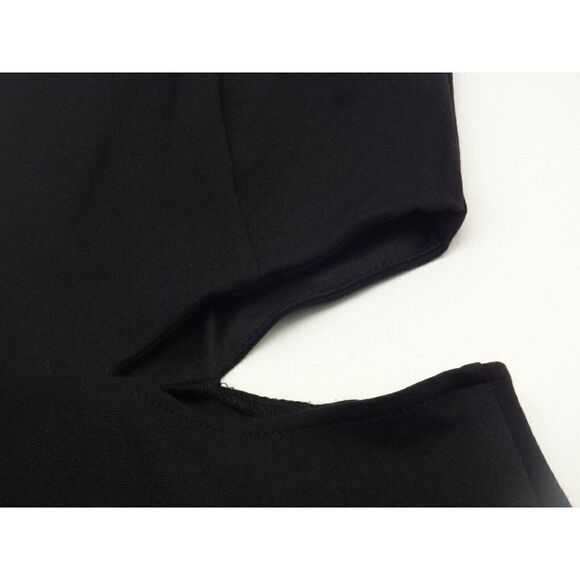 SOCIALITE CUT OUT PONTE BODYCON DRESS IN BLACK, XS - Picture 12 of 12